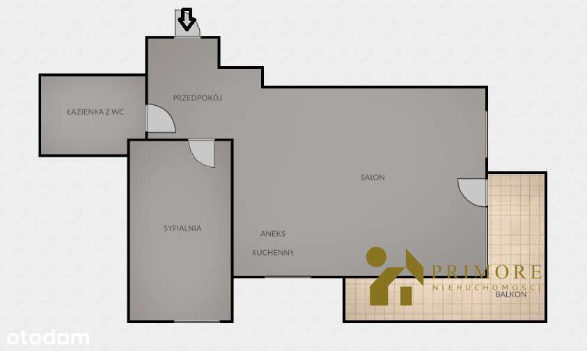 2 pokoje#Przymorze#Albatros#Gotowe do zamieszkania-1