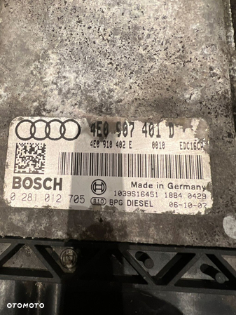 STEROWNIK SILNIKA 3.0 TDI ASB AUDI A8 D3 4E0907401D 4E0910402E - 2