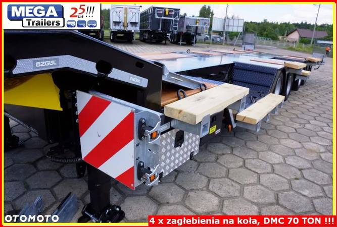 Inny Niskopodłogwa 4x zagłębiana MEGA Trailers, 4-osie, Ład. 58 TON ! - 30