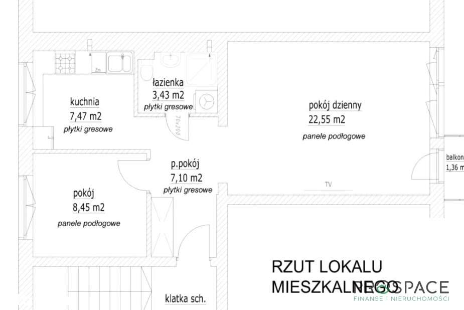 Mieszkanie 2-pokojowe | 49 m² |  po remoncie-13