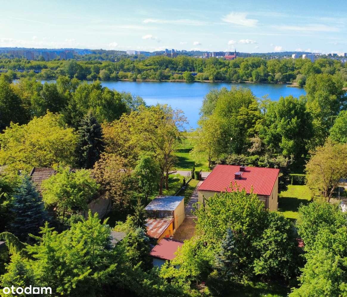 Dom nad zalewem Bagry – pierwsza linia brzegowa | ul. Kacza,-6