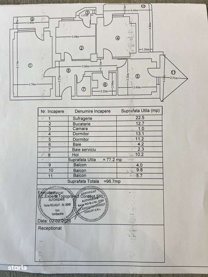 Apartament ultracentral 3 camere Maior Sontu Pitesti-15