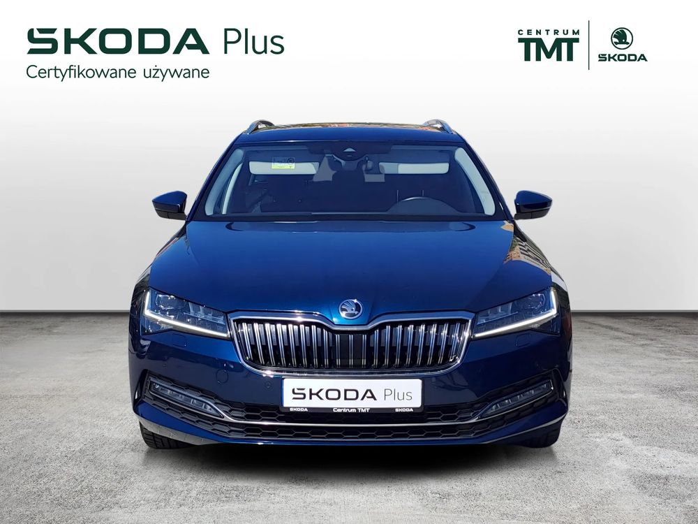 SKODA SUPERB Błękit Lava 4x4 DSG 2,0TDI 190KM Salon PL ASO