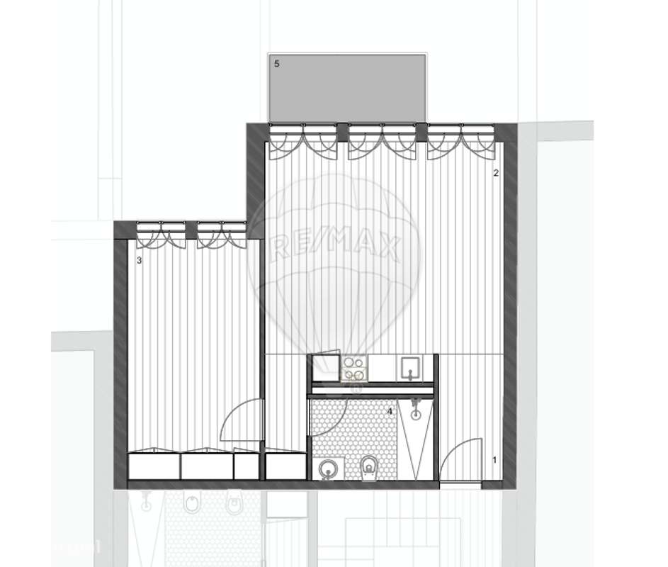 Apartamento T1 para venda - Grande imagem: 2/10