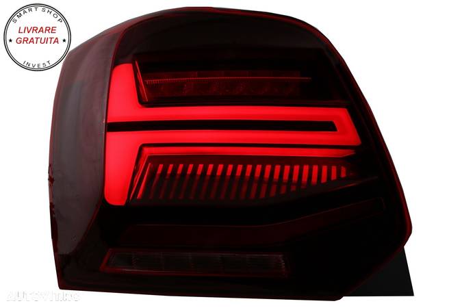 Stopuri Full LED VW POLO 6R 6C 61 (2011-2017) Semnal Dinamic Led Vento Look- livrare gratuita - 7
