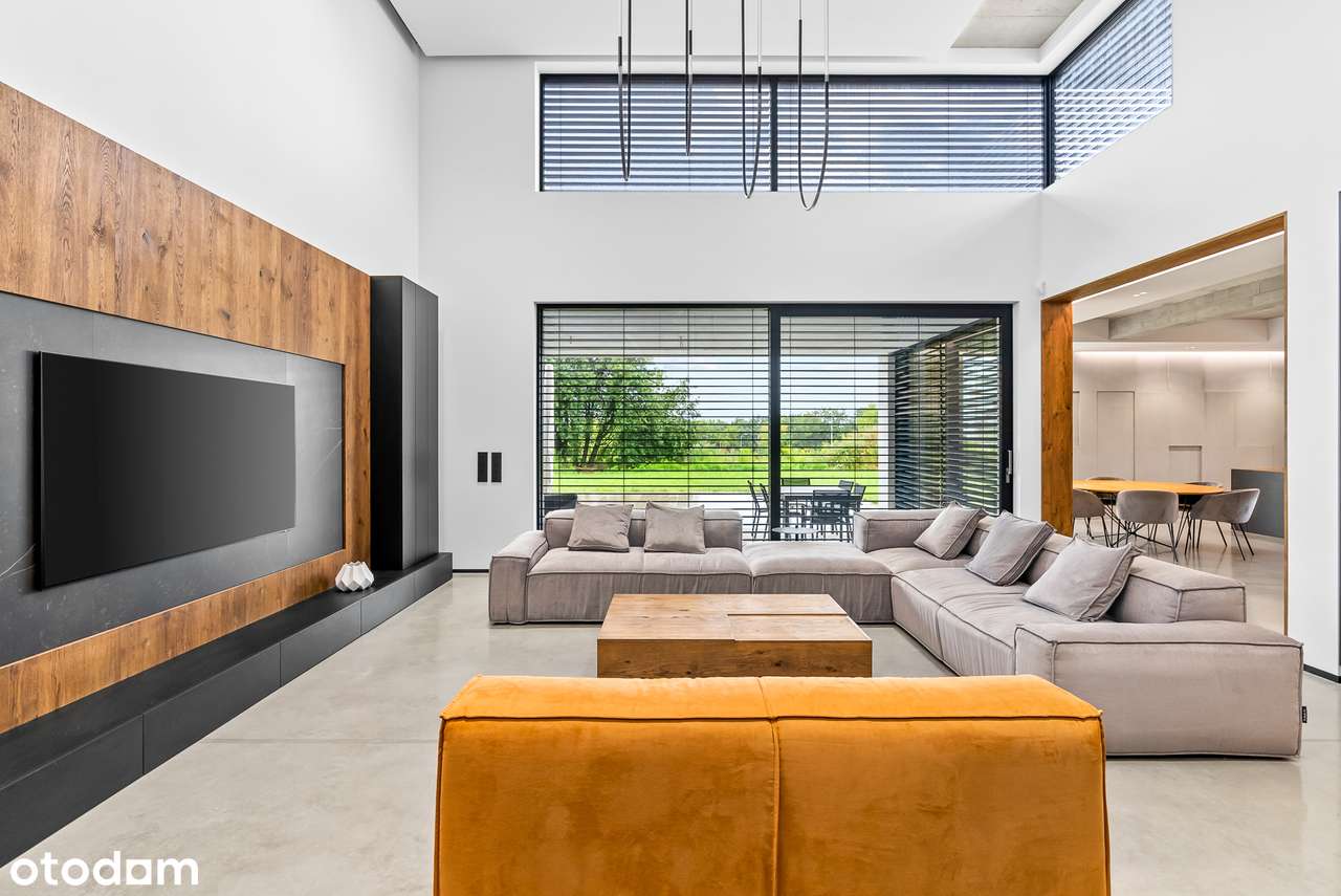 Nowoczesny parterowy dom prawie 6m wysokości, Luksus i elegancja-11