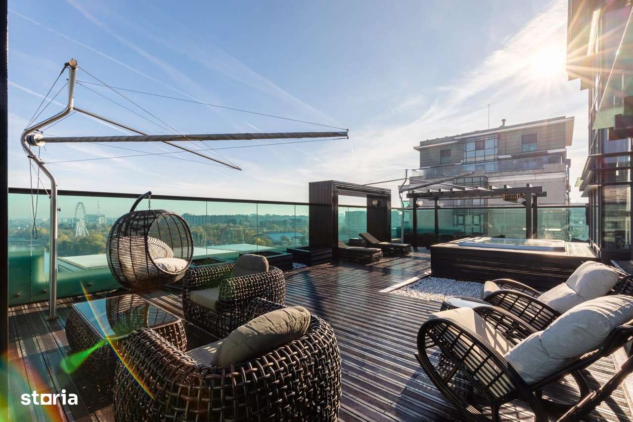 PENTHOUSE CU VEDERE PANORAMICA 258MP || TERASE 215 MP || 3 LOCURI DE PA