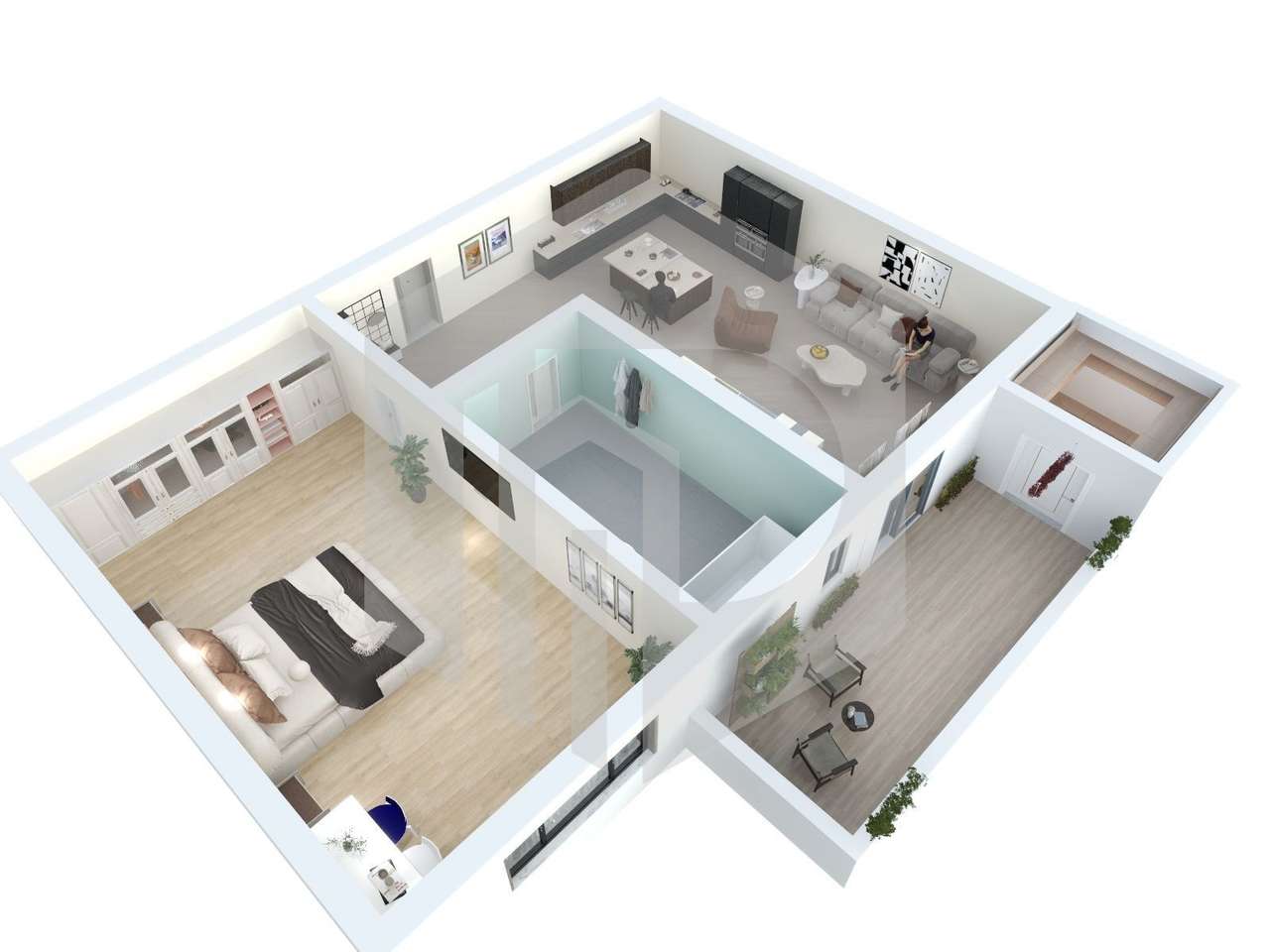 Apartament | 2 Camere | Lacul lui Binder | 40mpu | Parter | Gradina - Imagine principală: 5/5