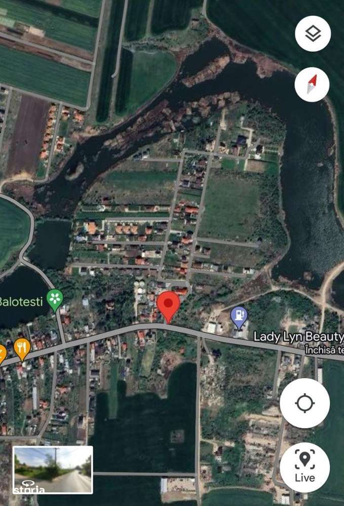 Teren Intravilan Balotesti 2600 MP/ Sos. Unirii deschidere 50 ML-5