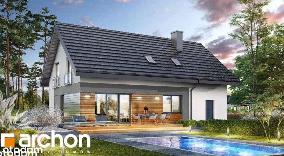 komfortowy, kanalizacja, asfalt , duża działka-0