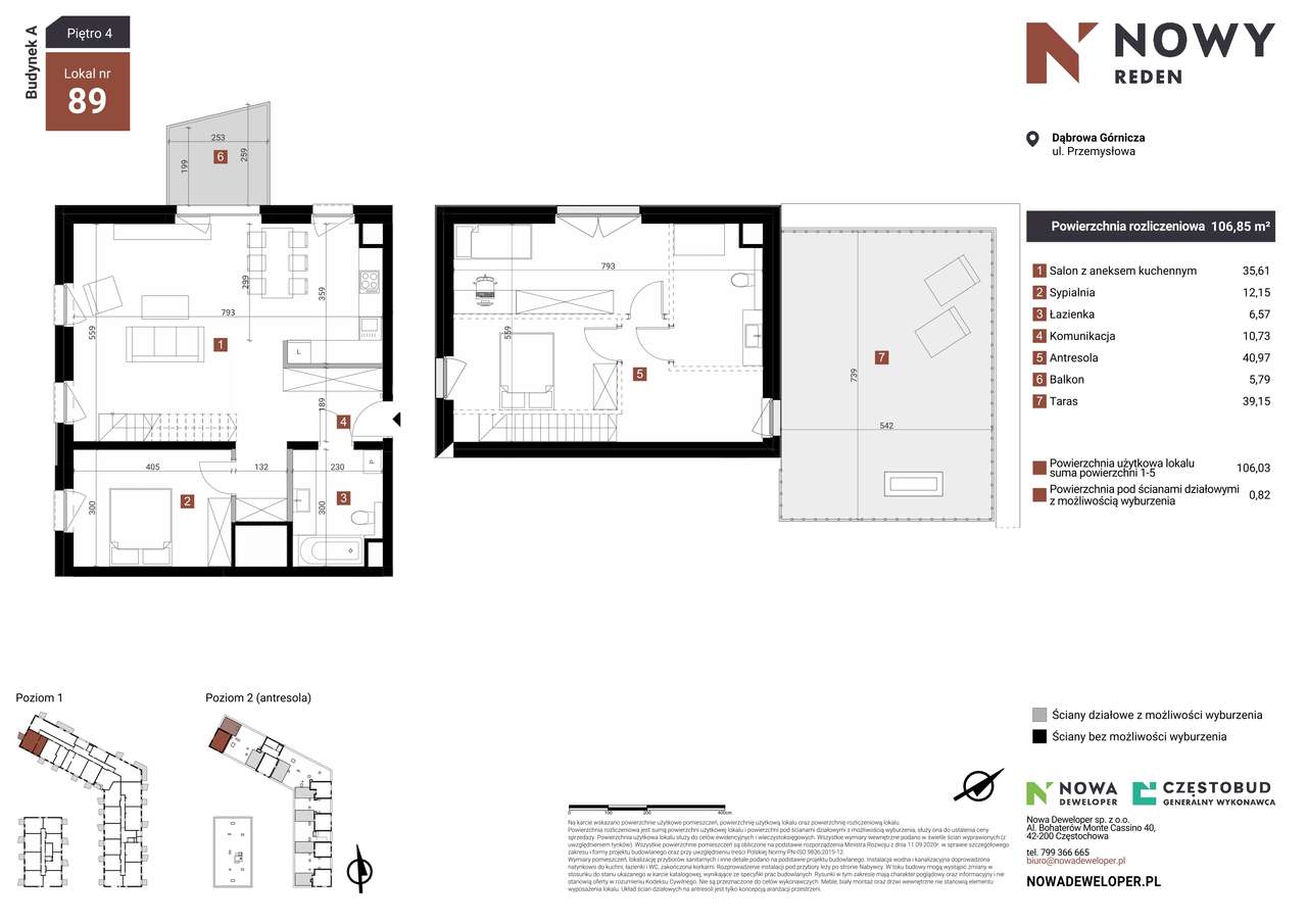 Nowy Reden | mieszkanie 4-pok. | A89 - Pełny obrazek: 2/7