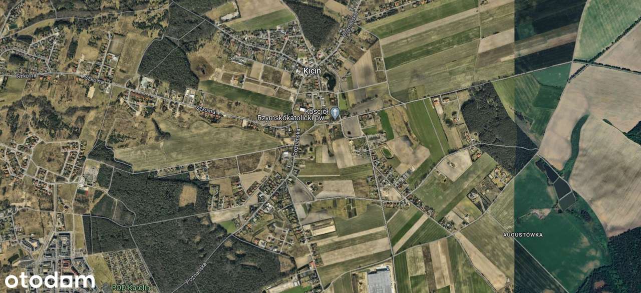 Działka usługowa Kicin plan zagospodarowania terenu Czerwonak-8