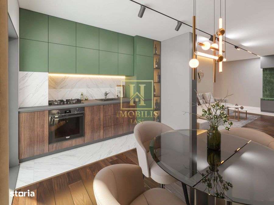 PRET PROMOTIONAL! Ap. 2 camere, 64 mp Copou 109.000euro cu TVA-0