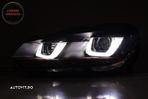 RHD Faruri LED VW Golf 6 VI (2008-2013) Golf 7 U Design Rosu GTI Semnal Dinamic- livrare gratuita - 5