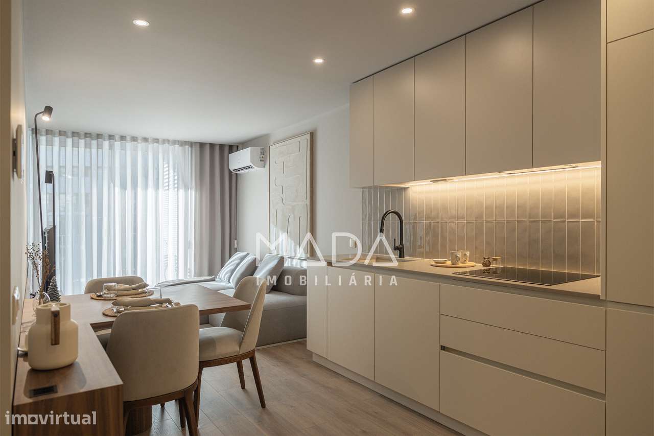 NOVO Apart. T1 de GAVETO c/piscina, ginásio e garagem em S. Victor-5