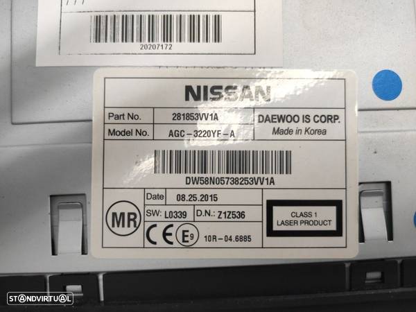 Radio Nissan Note (E12) - 4