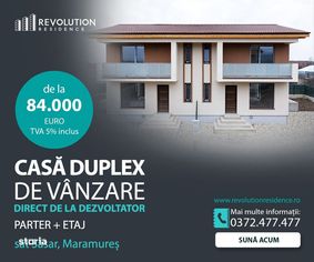 COMISION 0% Casa de tip Duplex - sat Sasar, Maramures