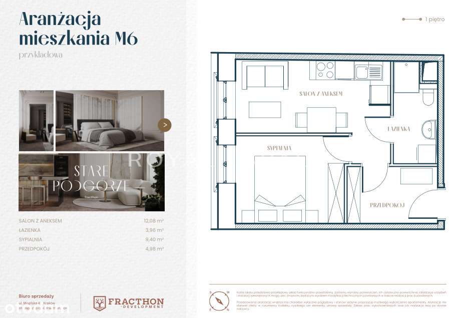 Mieszkanie idealne pod inwestycję | Stare Podgórze - Pełny obrazek: 2/20