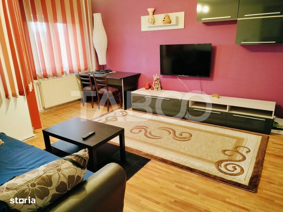 Apartament decomandat de vanzare 3 camere 74 mpu zona Turnisor Sibiu