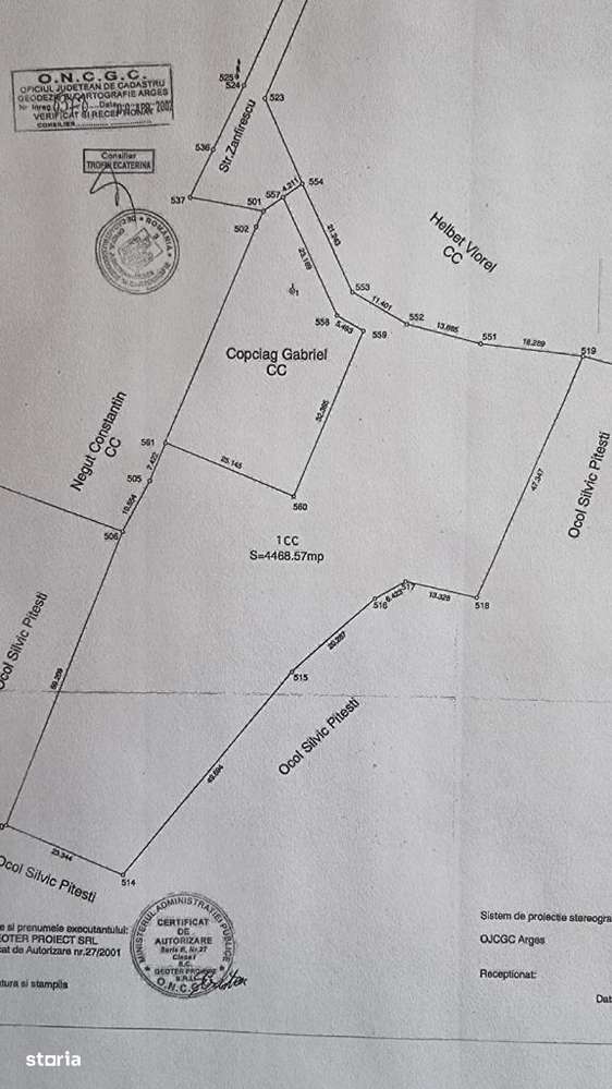 vand teren Valea Ursului, Bascov, pozitie superba - Imagine principală: 4/5