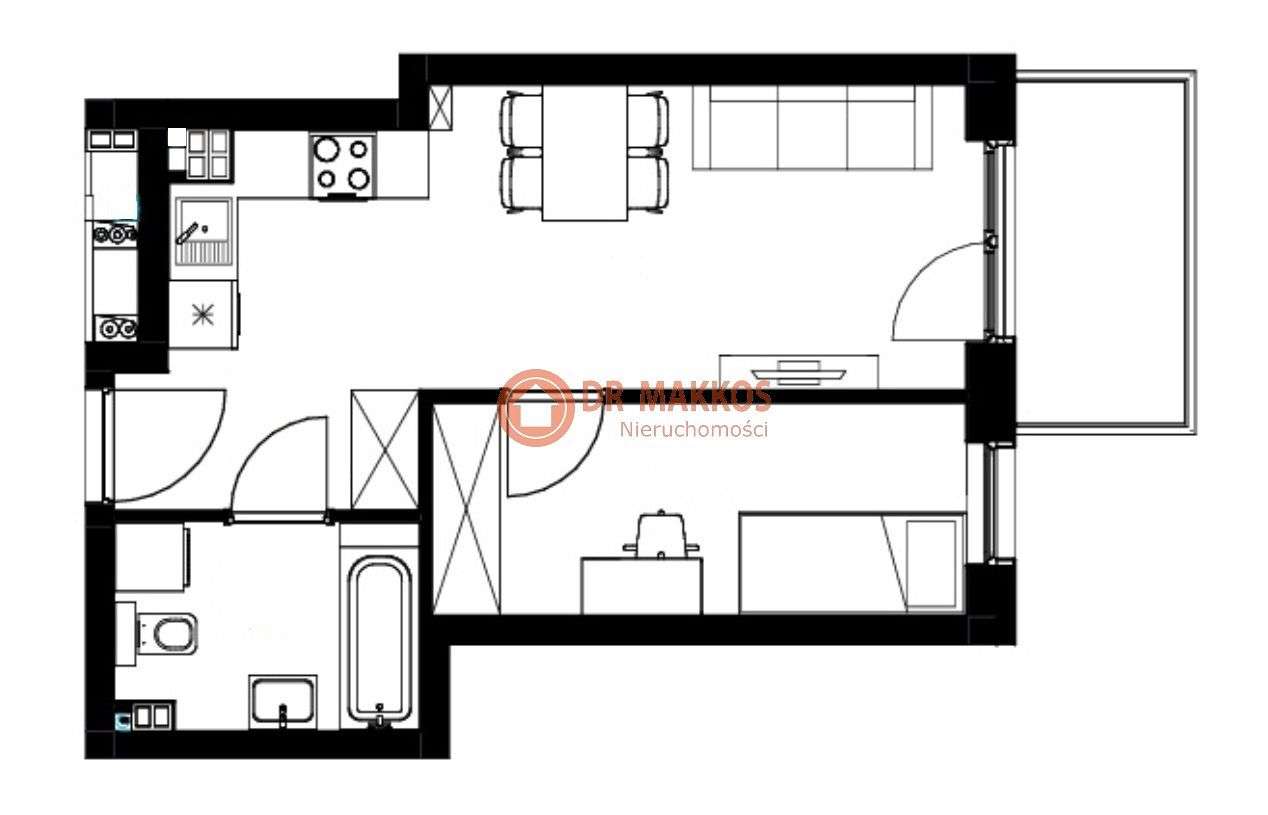 Mieszkanie 2 pokoje - Zielona Okolica-3