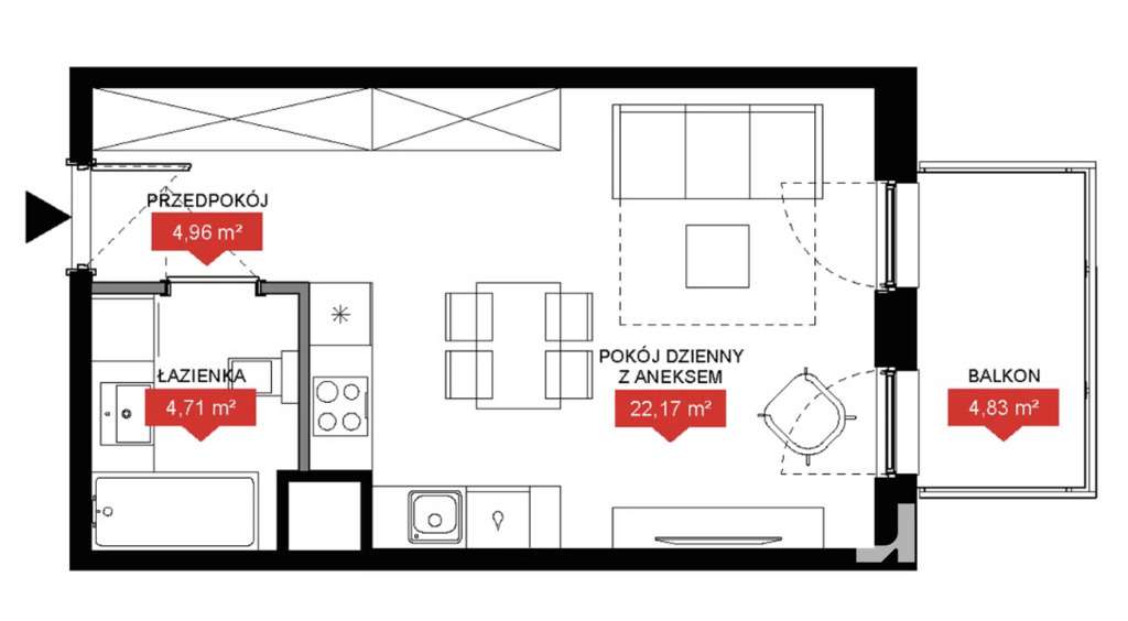Mieszkania 31,84-84,29m2 | oddanie III kw. 2027-3