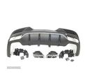 DIFUSOR TRASEIRO PARA MERCEDES C292 LOOK AMG GLE63 14-18 PRETO - 3