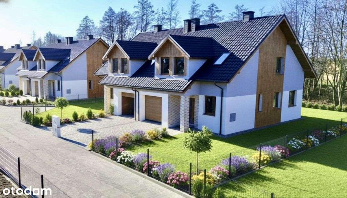 Bliźniak na 6 arowej działce przy lesie - Ostatni