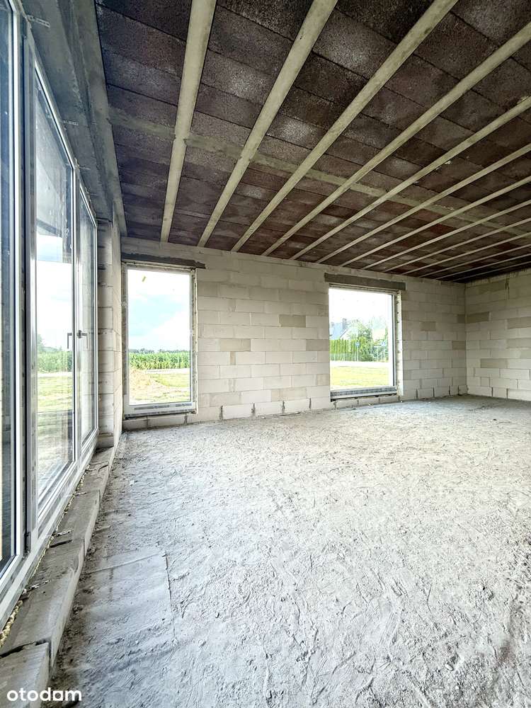 Dom w stanie surowym zamkniętym, 7km od Siedlec - Gołąbek gm. Skórzec-7