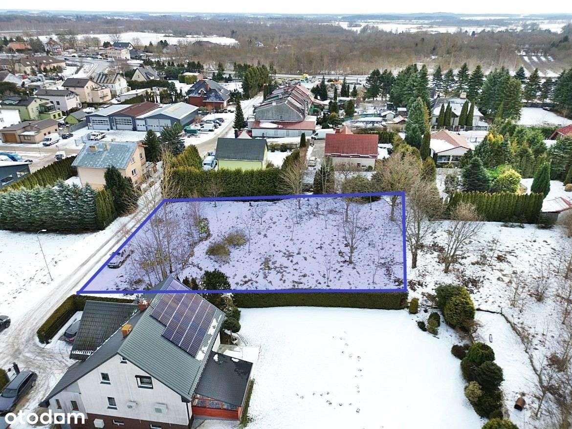 Duża działka, świetna lokalizacja, polbruk, latarnie, uzbrojenie - Pełny obrazek: 2/11