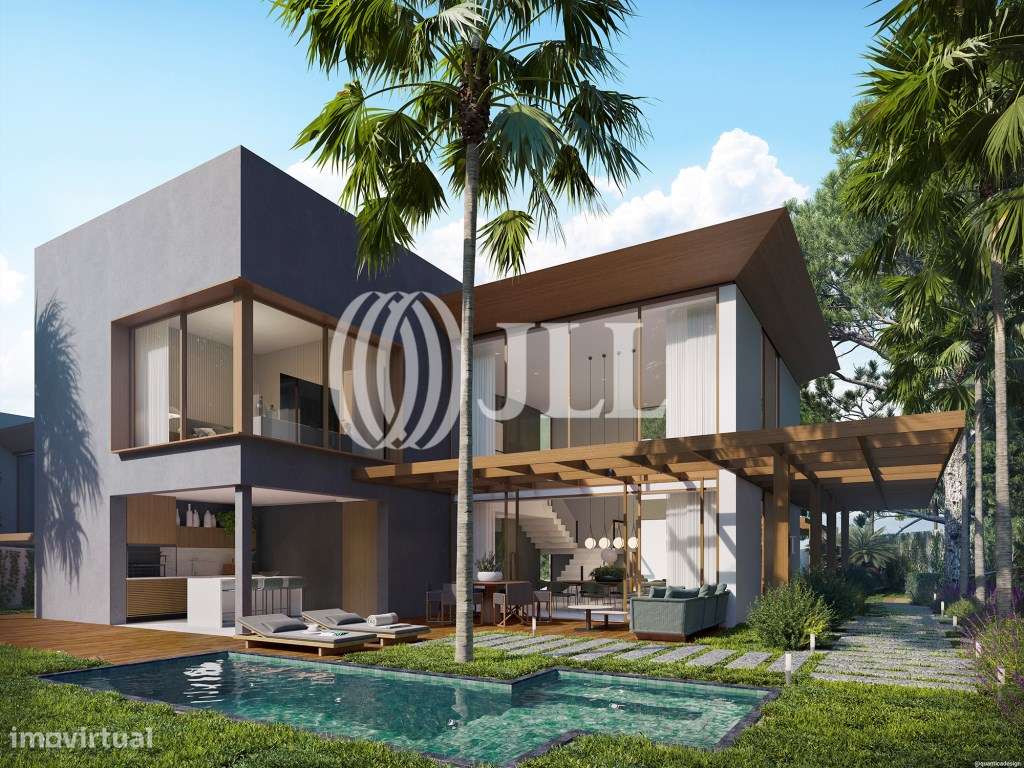 Moradia T4 com jardim e piscina no Estoril - Grande imagem: 1/40