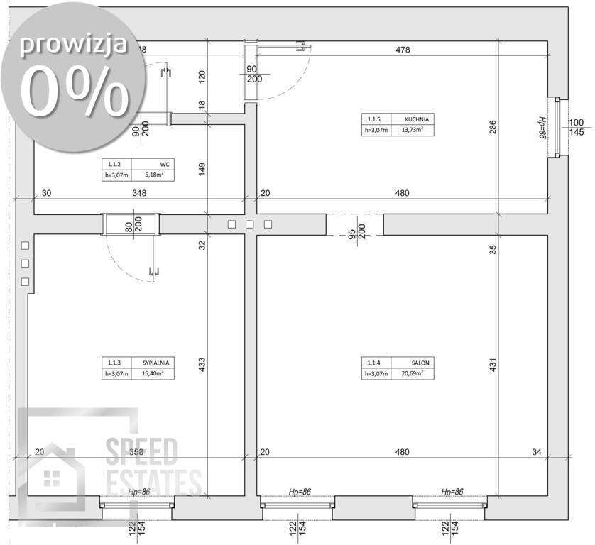 ⭐️HIT!Przestronne trzy pokoje!⭐️-1