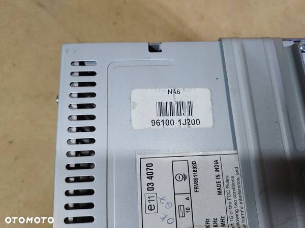 HYUNDAI I20 I RADIO 96100-1J200 08-12 - 5