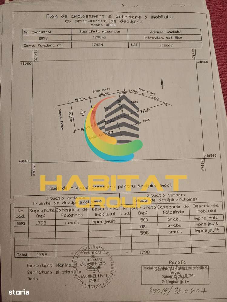 Teren intravilan Bascov Arges - Imagine principală: 2/4