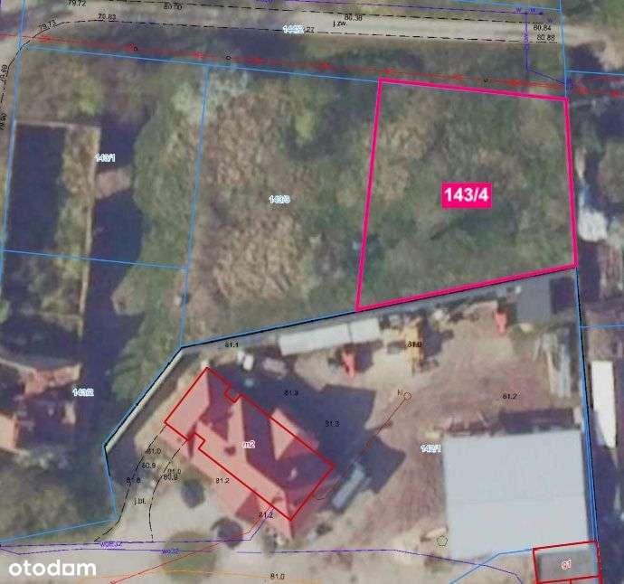 Niezabudowana działka w Starkówcu Piątkowskim 938m