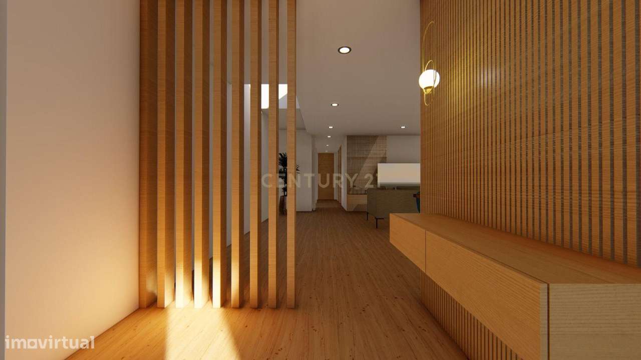 Terreno de 800 m² com Projeto Aprovado | Moradia T3 Contemporânea | Sã-16