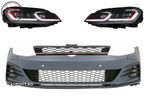 Bara Fata VW Golf VII 7 (2013-2017) si Faruri LED cu Semnal Dinamic 7.5 GTI Look- livrare gratuita - 1