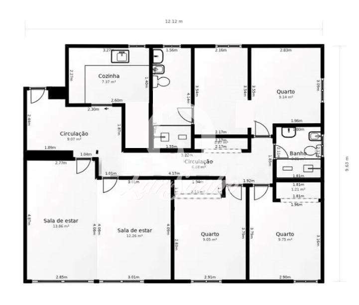 Apartamento no centro de Barcelos.-27