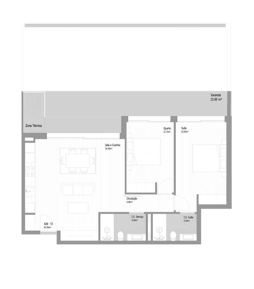 T2 Novo com Varanda- Fânzeres | Gondomar-24