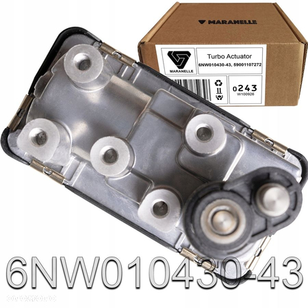 Nastawnik sterownik 6NW010430-43 turbiny Jeep: Cherokee, Wrangler Rubicon - 2.2 CRD 4x4 - 3