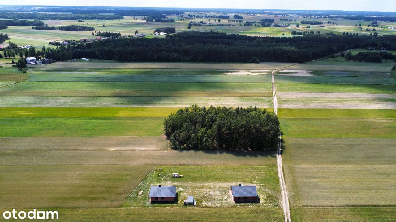 Przy lesie na końcu drogi !! Dom z dachem kopertowym! Parterowy! - Pełny obrazek: 5/20