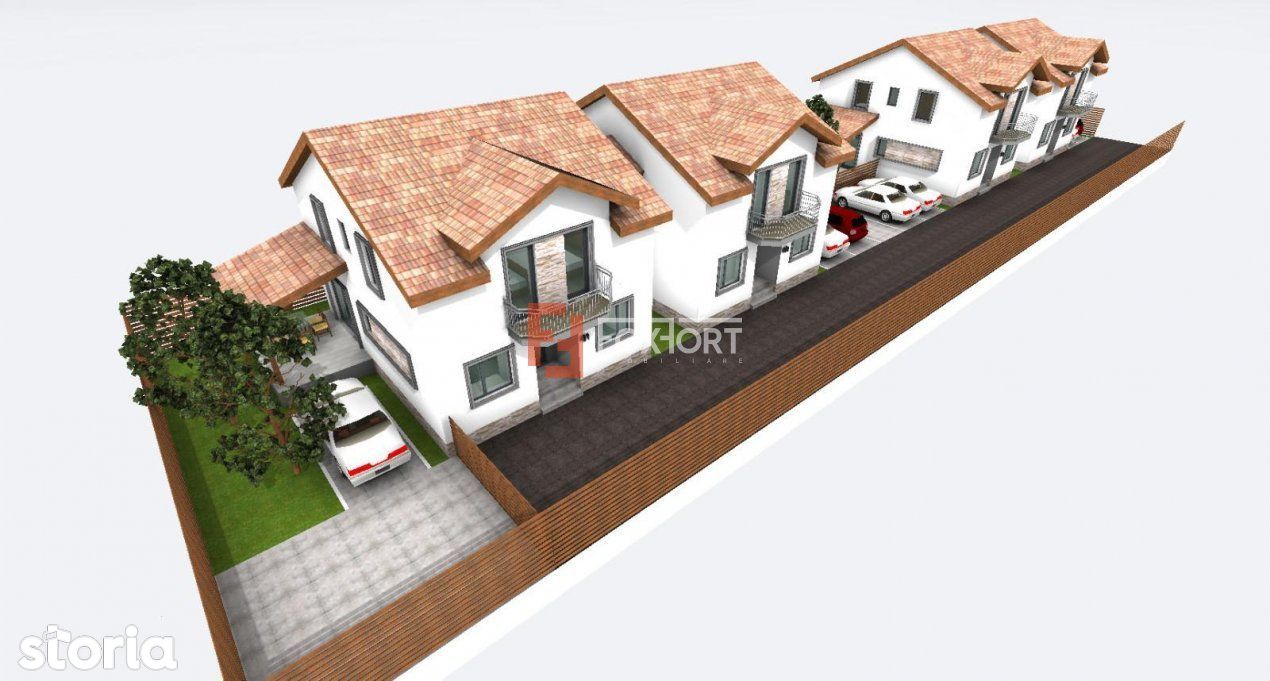 Casa in Giroc proiect deosebit, toate utilitatile -ID  V3136