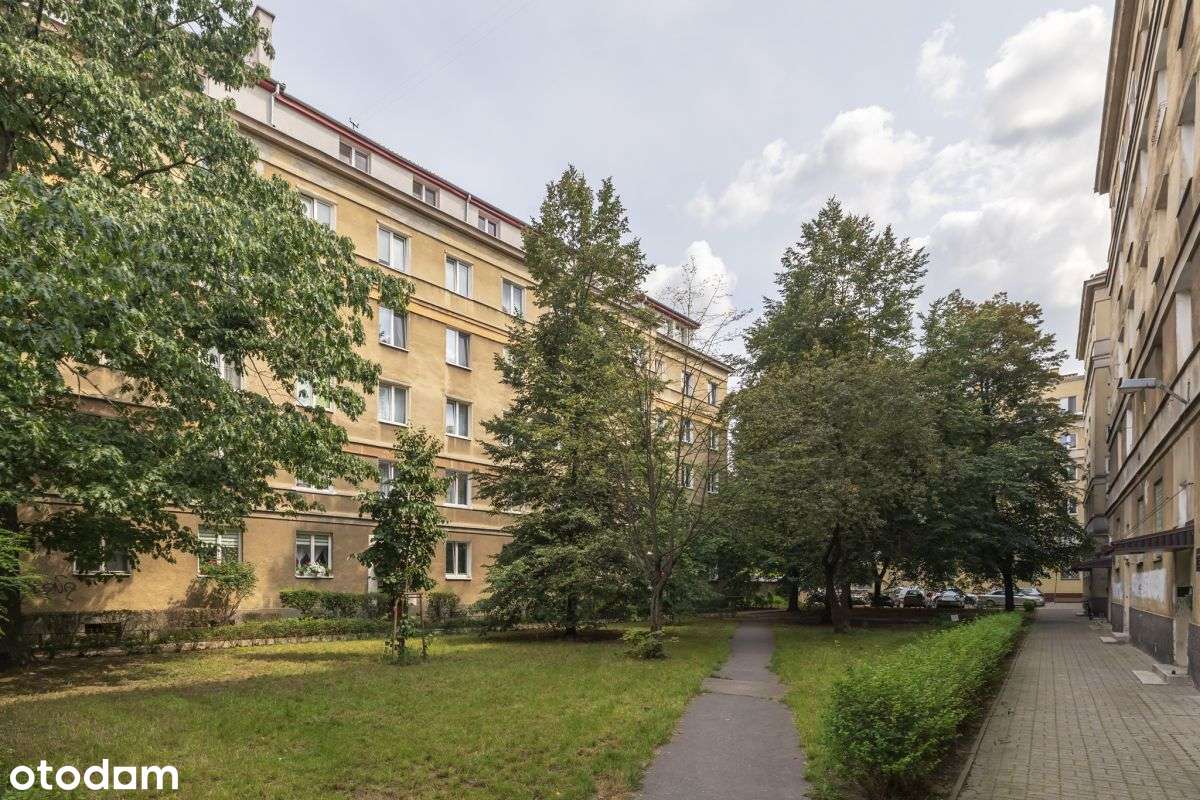 Klimatyczne 2|3 pokoje w kamienicy Mokotów balkon-11