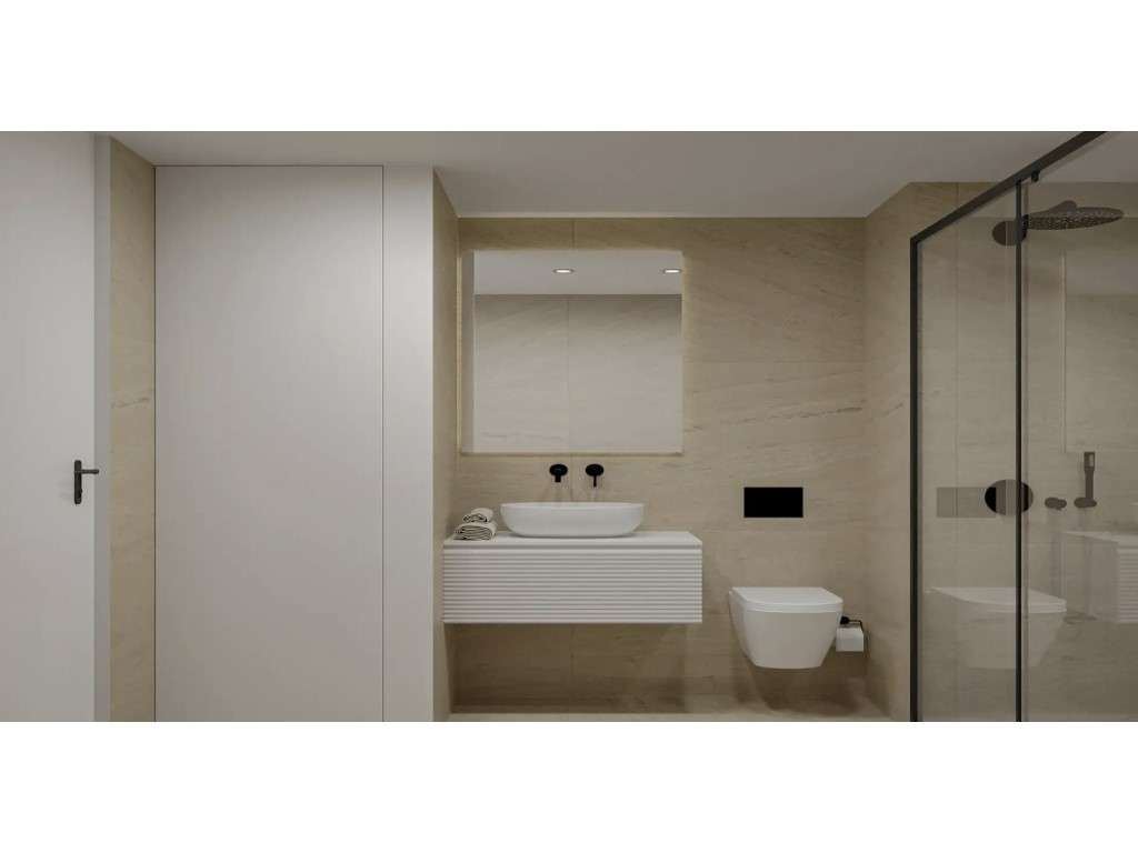 Apartamento T1+1 com varanda e garagem em novo empreendimento no Al...-7