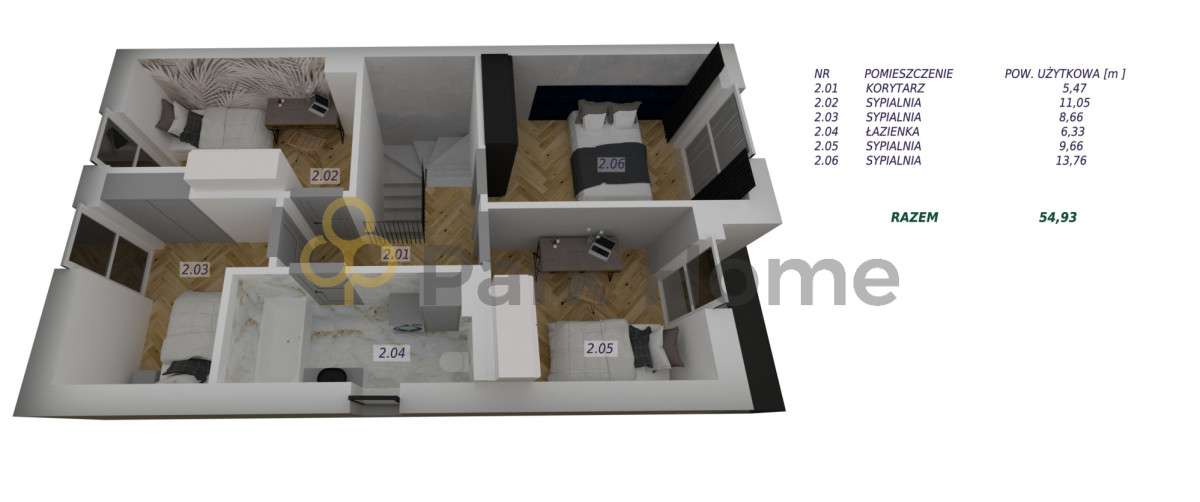 Nowoczesne Domy - z garażem i czterema sypialniami - Pełny obrazek: 4/12