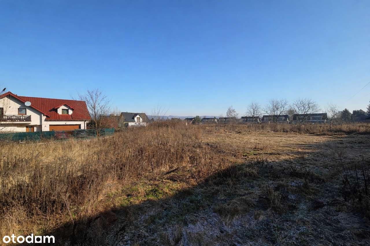 Działka budowlana 46 ar z pozwoleniem na budowę - Zabierzów-5