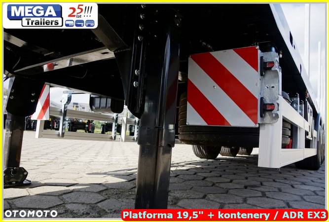 Mega Platforma UNIWERSALNA 19,5 BPW - ADR 3 - 35,0 ton ładowności !!! - 19
