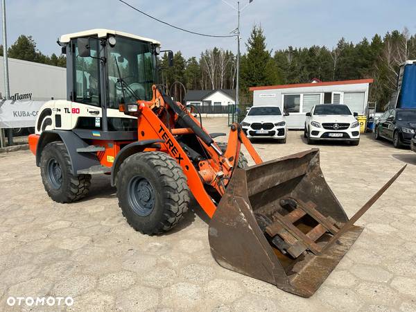 Terex TL80 / ŁYŻKA + WIDŁY / WAGA W KABINIE / 2008 ROK !! - 3