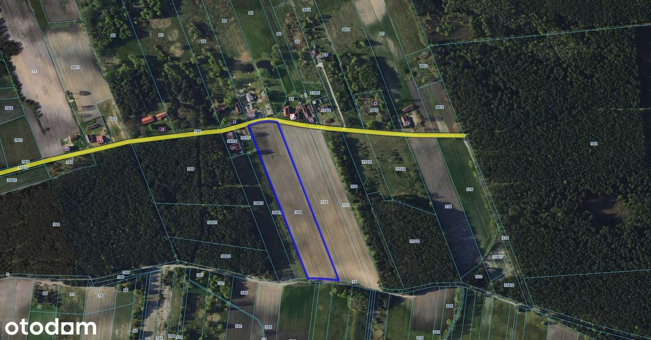 Działki budowalne przy lesie/WZ na 4 domy/ Przybyłów/Galewice-8