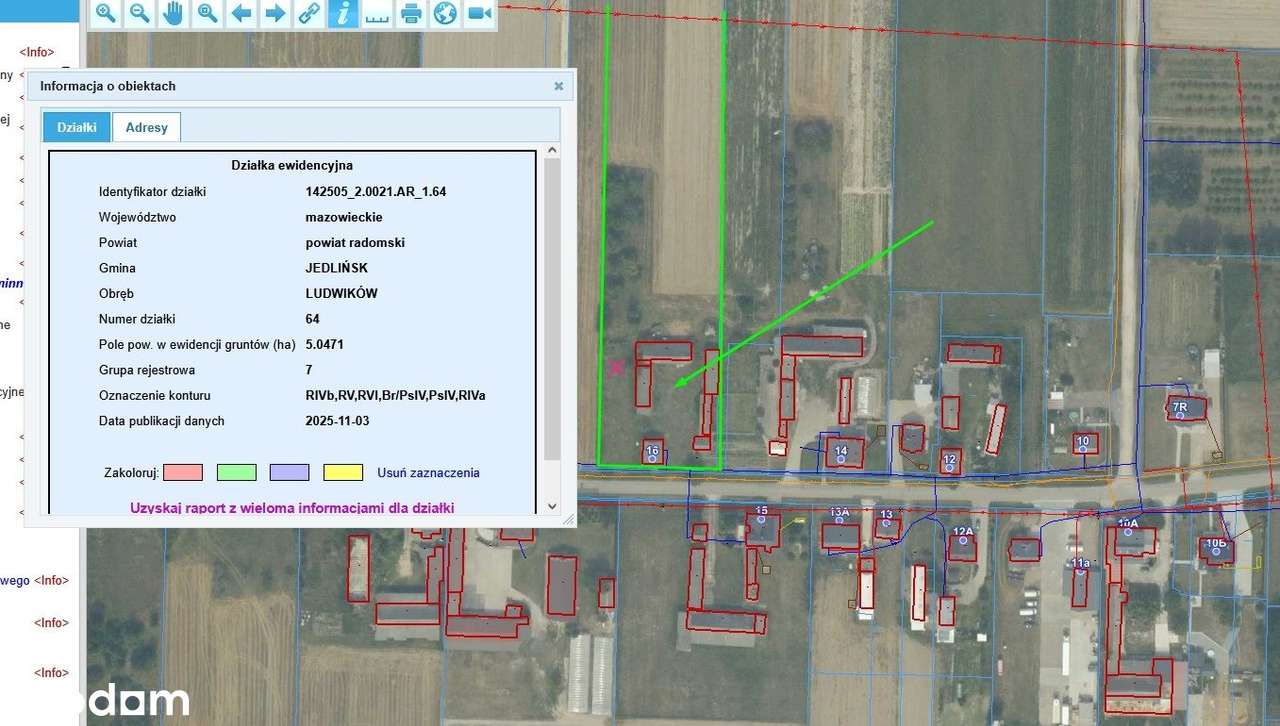 6,5 Ha Siedlisko z zabudowani 20 minut od Radomia - Pełny obrazek: 4/8